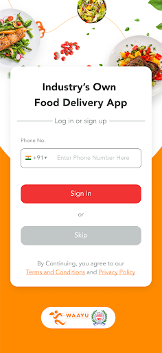 Waayu: Food Delivery App Screenshot 1 - AppWisp.com