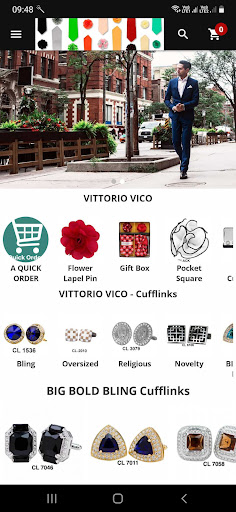 Android application Classy Cufflinks screenshort