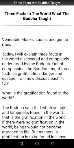 Three Facts that Buddha Taught Screen 2