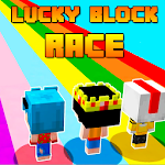 Cover Image of Download Lucky block race map for MCPE 1.1 APK