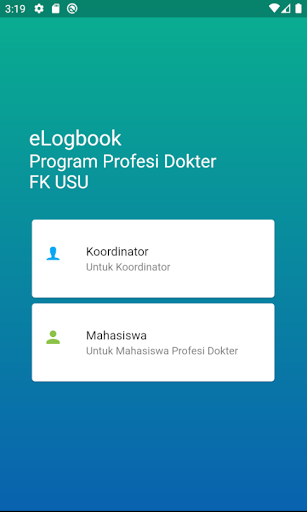 Android application eLogbook P3D screenshort