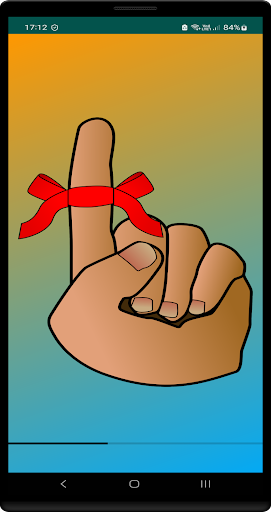 Android application Bloco de Lembretes screenshort