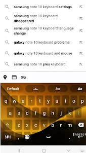 Samsung note 10 keyboard