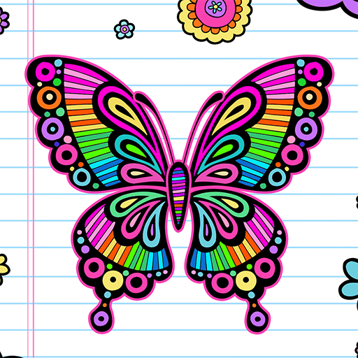 Rainbow Doodle - Wallpaper logo