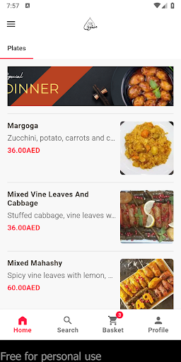 Android application MALFOOF WA HARIS screenshort