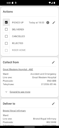 platelet.app Screen 3