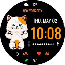 Icon image Lucky Cat Digital Watch Face