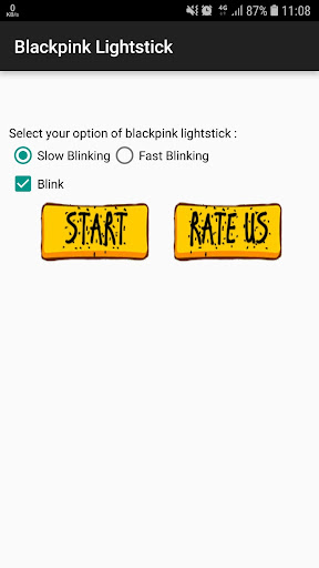 Android application Blackpink Lightstick screenshort