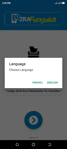 Android application ZRA Funguka screenshort
