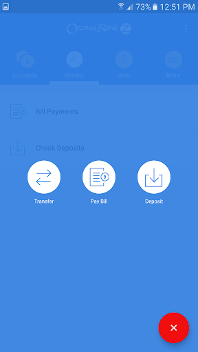 Ozona Bank Mobile Screen 3
