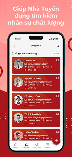 RealJobs - Việc làm thực tập Screen 3