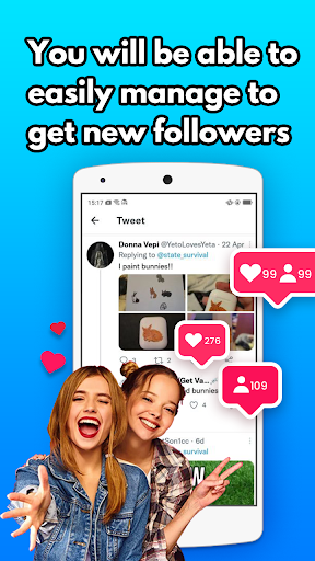 Followers up for Twitter Screen 2