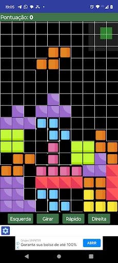 Android application Stacks and snaps screenshort