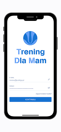 Android application Trening dla mamy screenshort