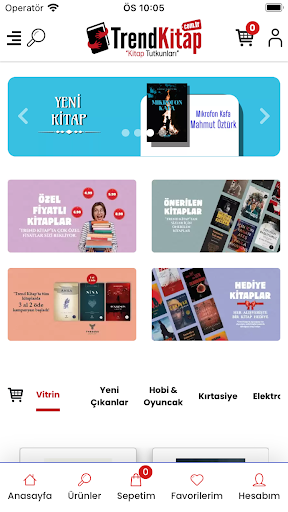 Android application Trend Kitap screenshort