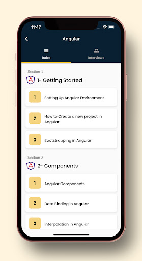 Screenshot of Learn Angular Offline - NgPad