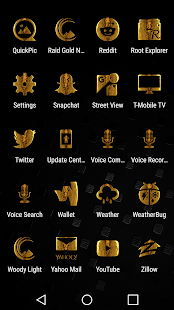 Raid Gold Naked Icon Pack Schermata