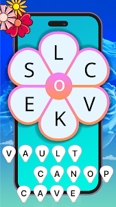 Word Game - Blossom Flower