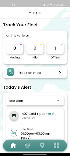 GPS Tracker & Fuel Management Screen 2