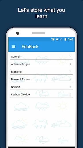 Screenshot of Meteorology Dictionary Offline