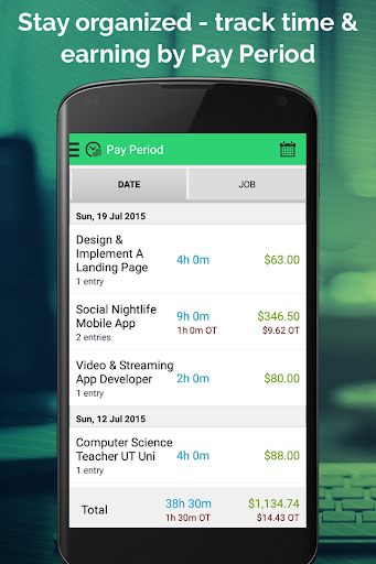 Work Hours Tracking & Billing Screen 3