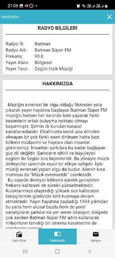 Android application Batman Süper FM screenshort