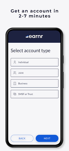 Android application Earnr - Built for savers screenshort