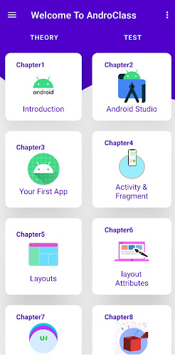 AndroClass : Learn App Develop Screenshot 1 - AppWisp.com