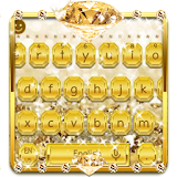 Gold Diamond Keyboard Theme icon
