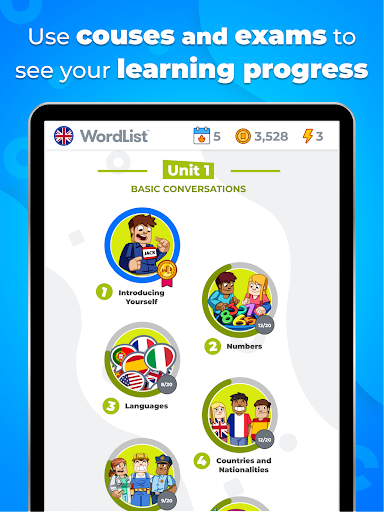 Screenshot of WordList Visual Learning