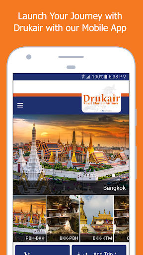 Android application Drukair screenshort