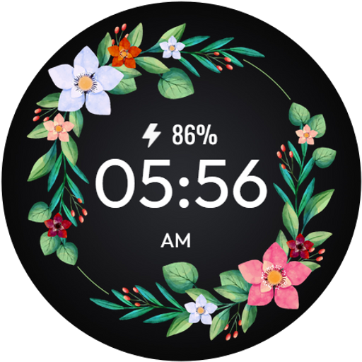Floral WatchFace - FLOR-05 Download on Windows
