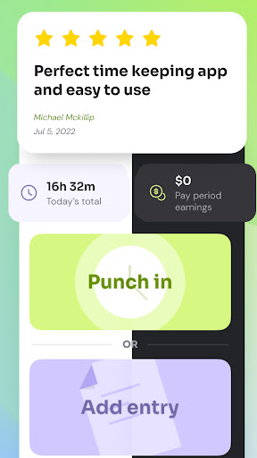Time Clock: Easy Hours Tracker screenshot