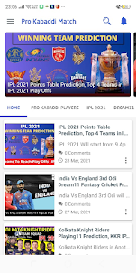 Cricket & Kabaddi Predictions