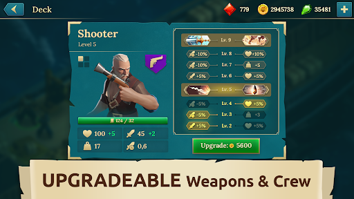 Screenshot of Pirate Ships・Build and Fight