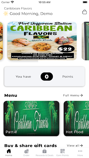 Android application Caribbean Flavors screenshort