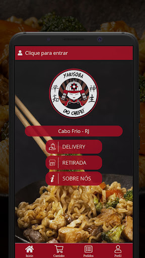 Android application Yakisoba do Chefe screenshort