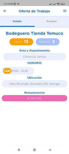 Peguitapp Screen 3