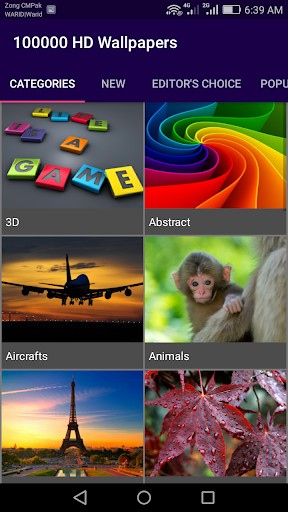 Android application 100000 HD Wallpapers & Backgro screenshort