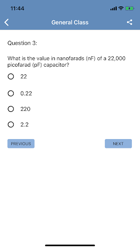 HamExam Screen 3