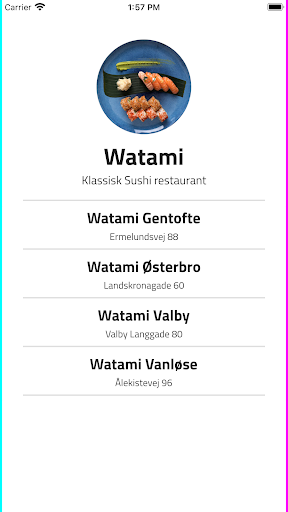 Watami - Klassisk Sushi restau Screen 3