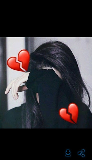 خلفيات قلب مجروح اسود Screen 3
