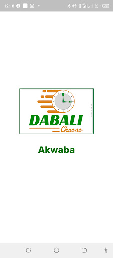 Android application Dabali Chrono screenshort
