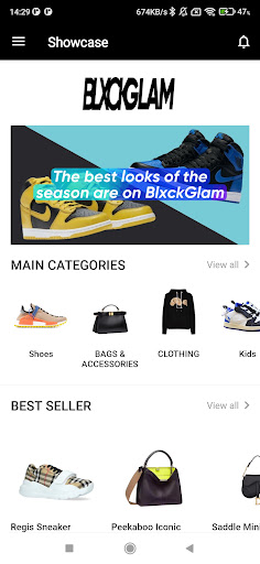 Android application BlxckGlam - Shop Fashion Items screenshort