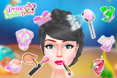 Imágen 12 Mermaid Girls Makeover Games android