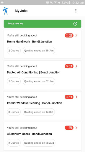 Service Seeking Screen 2