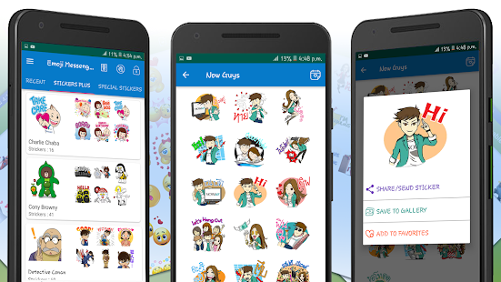 Emoji Talking Stickers for all Chatting Apps 2.1 APK screenshots 8