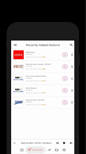 San Marino Radio Stations Screen 3