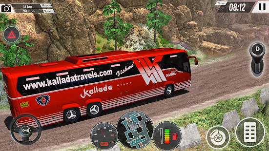 Coach Bus Driving Sim Game 3D screenshots 3