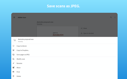 Adobe Scan: PDF Scanner, OCR v22.01.19-regular Premium Android
